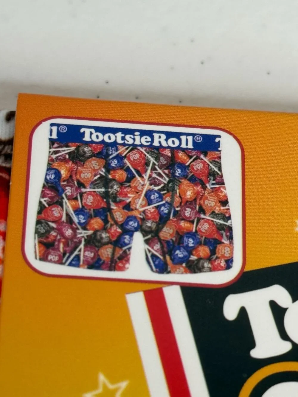 Tootsie Roll Pops Large Boxer Briefs Candy Retro Novelty Colorful